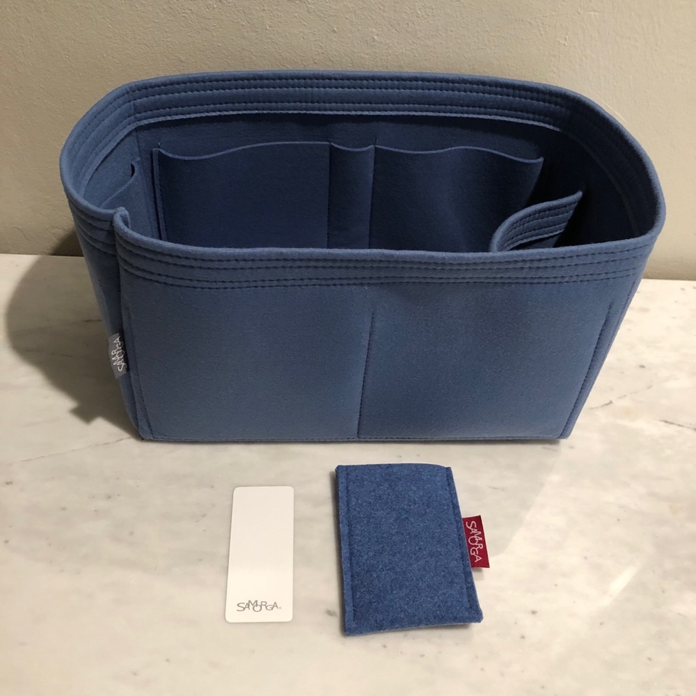 Samorga organizer for Louis Vuitton Neverfull MM blue